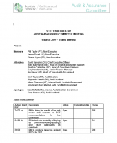 Audit and Assurance Committee minutes - 9 March 2021